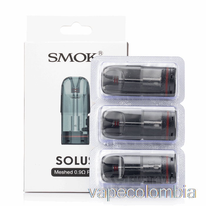 Vape Kit Completo Smok Solus Vainas De Repuesto Vainas Malladas De 0.9ohm